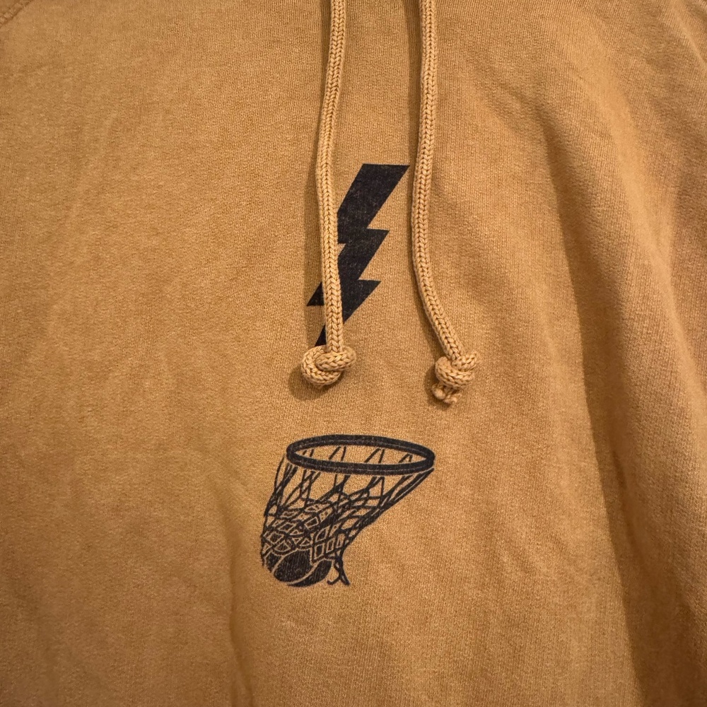 Oklahoma City Light Brown Basketball Hoodie - Size M - Picture 2 of 5